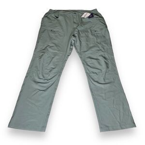 Natuvenix Hiking Tactical Cargo Water Resistance Green Pants Mens Size 2XL 36x30